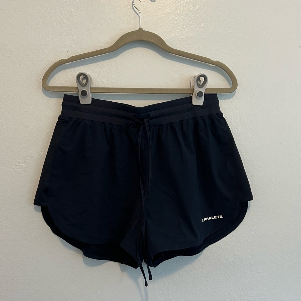 Alphalete Navy Active Shorts Size M